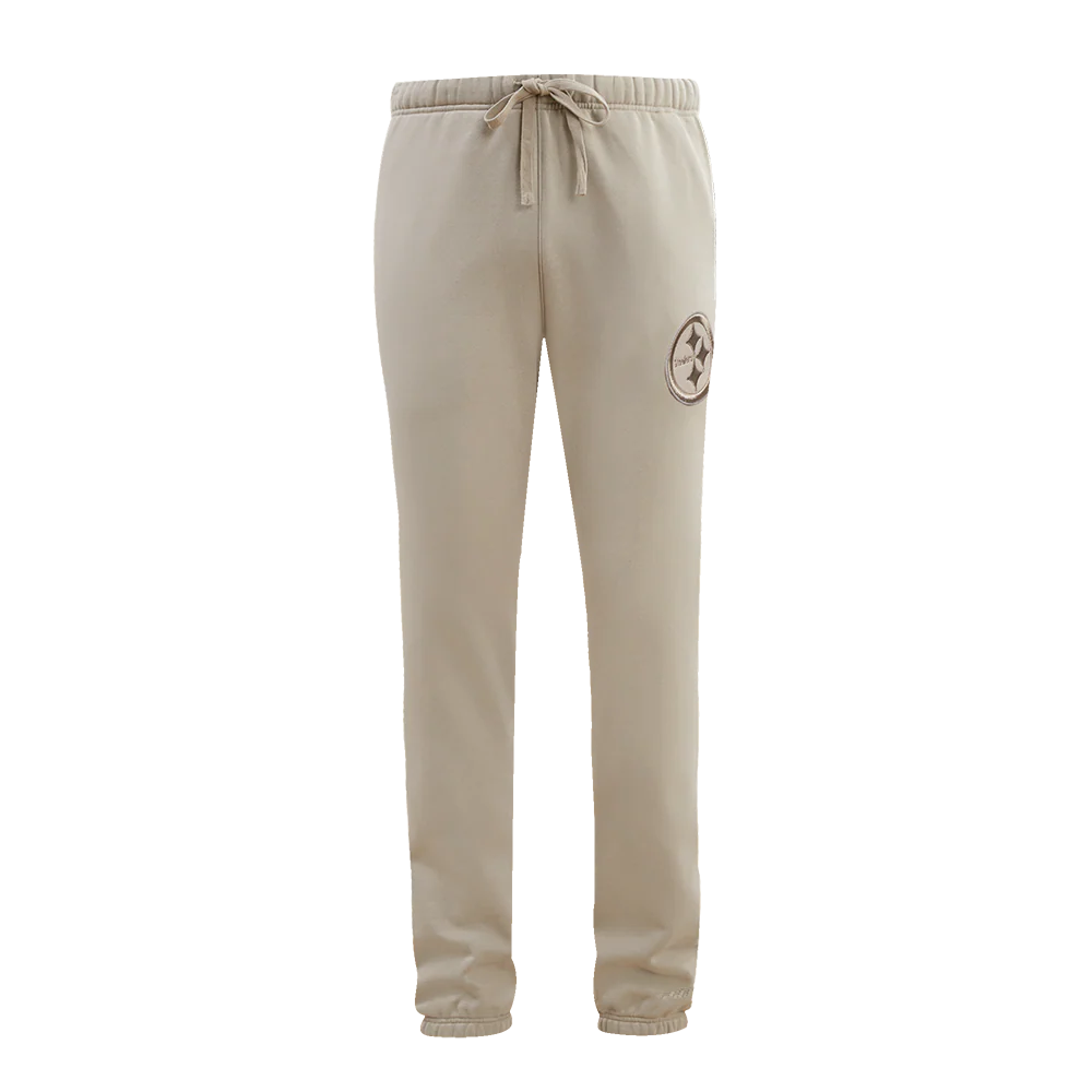 NFL PITTSBURGH STEELERS NEUTRAL FLEECE SWEATPANT (TAUPE)
