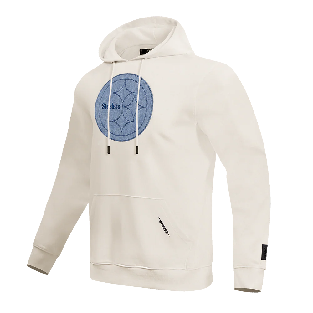 NFL PITTSBURGH STEELERS VARSITY BLUES MEN'S PULLOVER HOODIE (LINEN) - Image 2