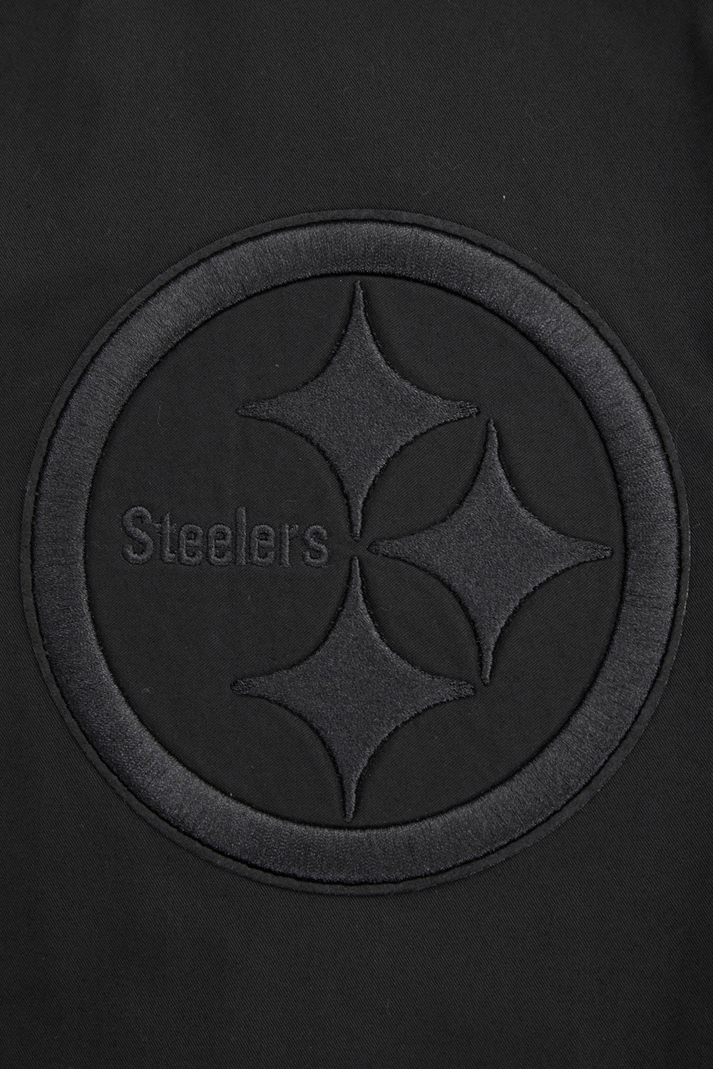 NFL PITTSBURGH STEELERS NEUTRAL TWILL JACKET (BLACK) - Image 6