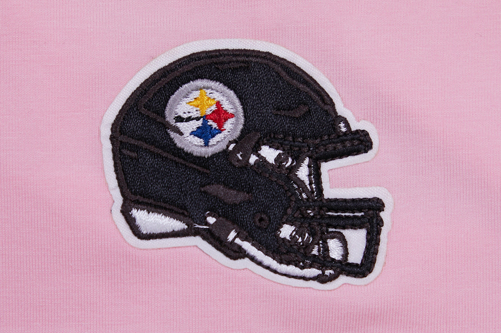 NFL PITTSBURGH STEELERS CLASSIC WOMEN'S SINGLE JERSEY BOXY TEE (PINK) - Image 7