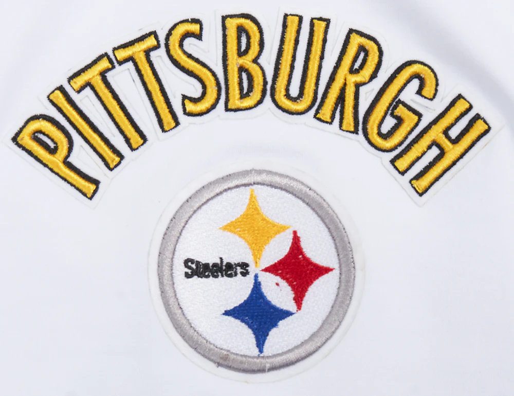NFL PITTSBURGH STEELERS CLASSIC WOMEN'S RELAXED FIT RACERBACK (WHITE) - Image 5