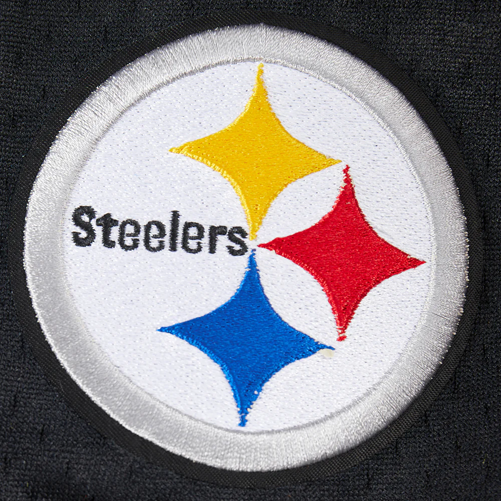 NFL PITTSBURGH STEELERS CLASSIC BIG BOYS SHORT SLEEVE MESH TEE (BLACK/YELLOW) - Image 19