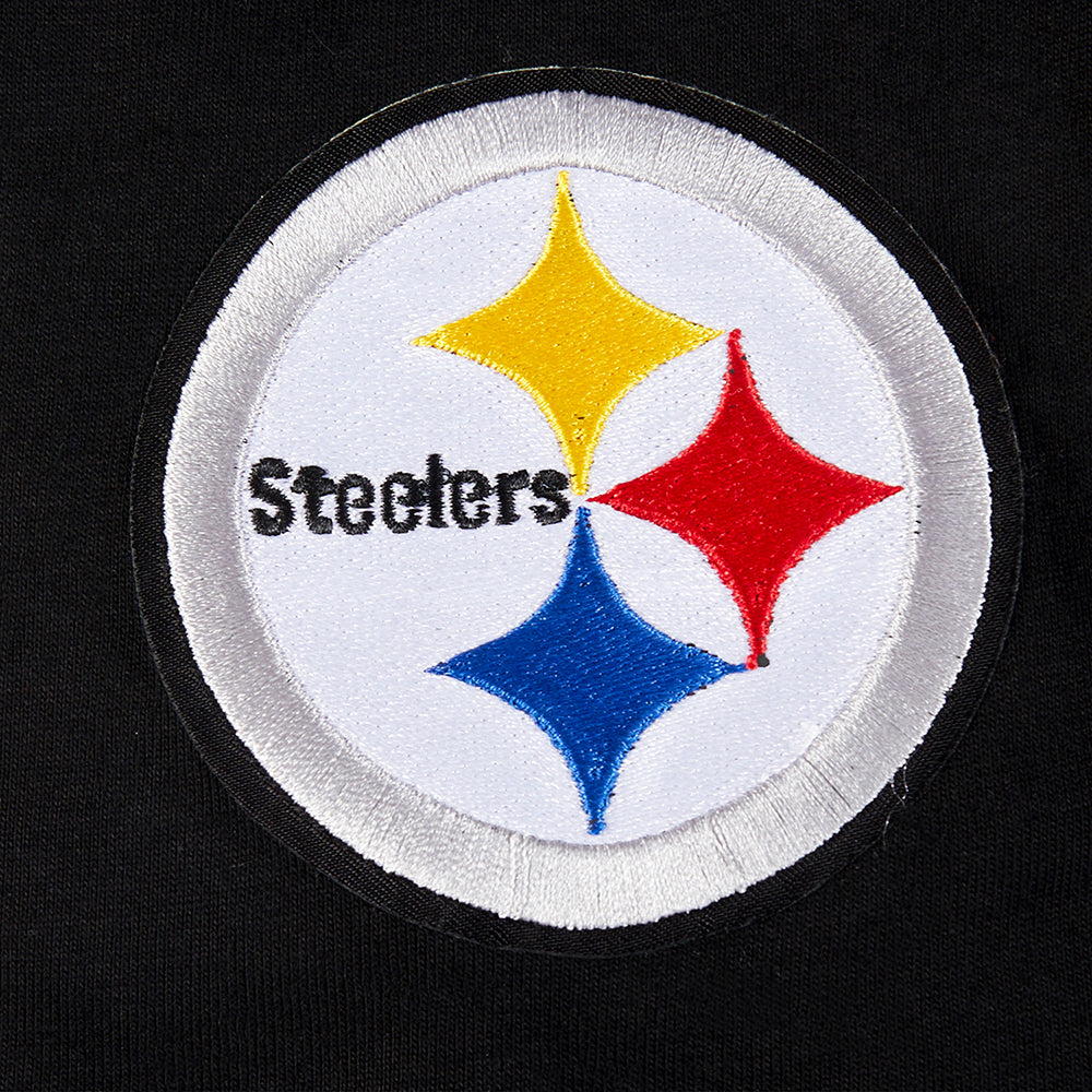 NFL PITTSBURGH STEELERS CLASSIC BIG BOYS SINGLE JERSEY TEE (BLACK) - Image 13