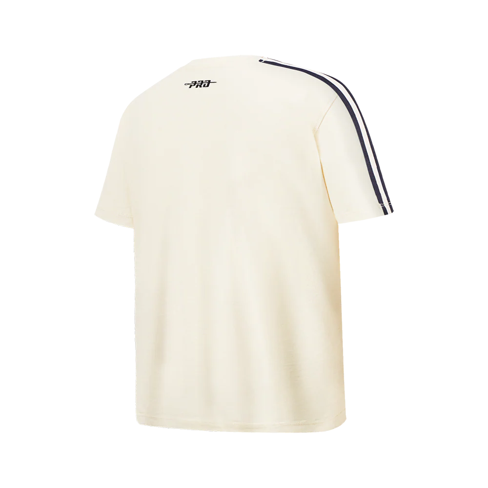 NFL PITTSBURGH STEELERS RETRO CLASSIC SINGLE JERSEY BIG BOYS SINGLE JERSEY TAPING TEE (EGGSHELL/ BLACK) - Image 9