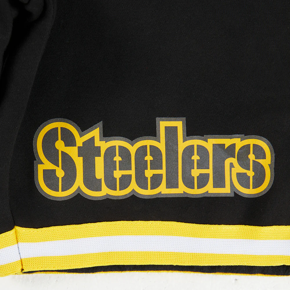 NFL PITTSBURGH STEELERS CLASSIC BIG BOYS FLEECE 2.0 SHORT (BLACK/YELLOW) - Image 10