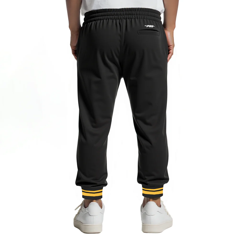 NFL PITTSBURGH STEELERS RETRO CLASSIC BIG BOYS RIB FLC SWEATPANT (BLACK/YELLOW) - Image 2