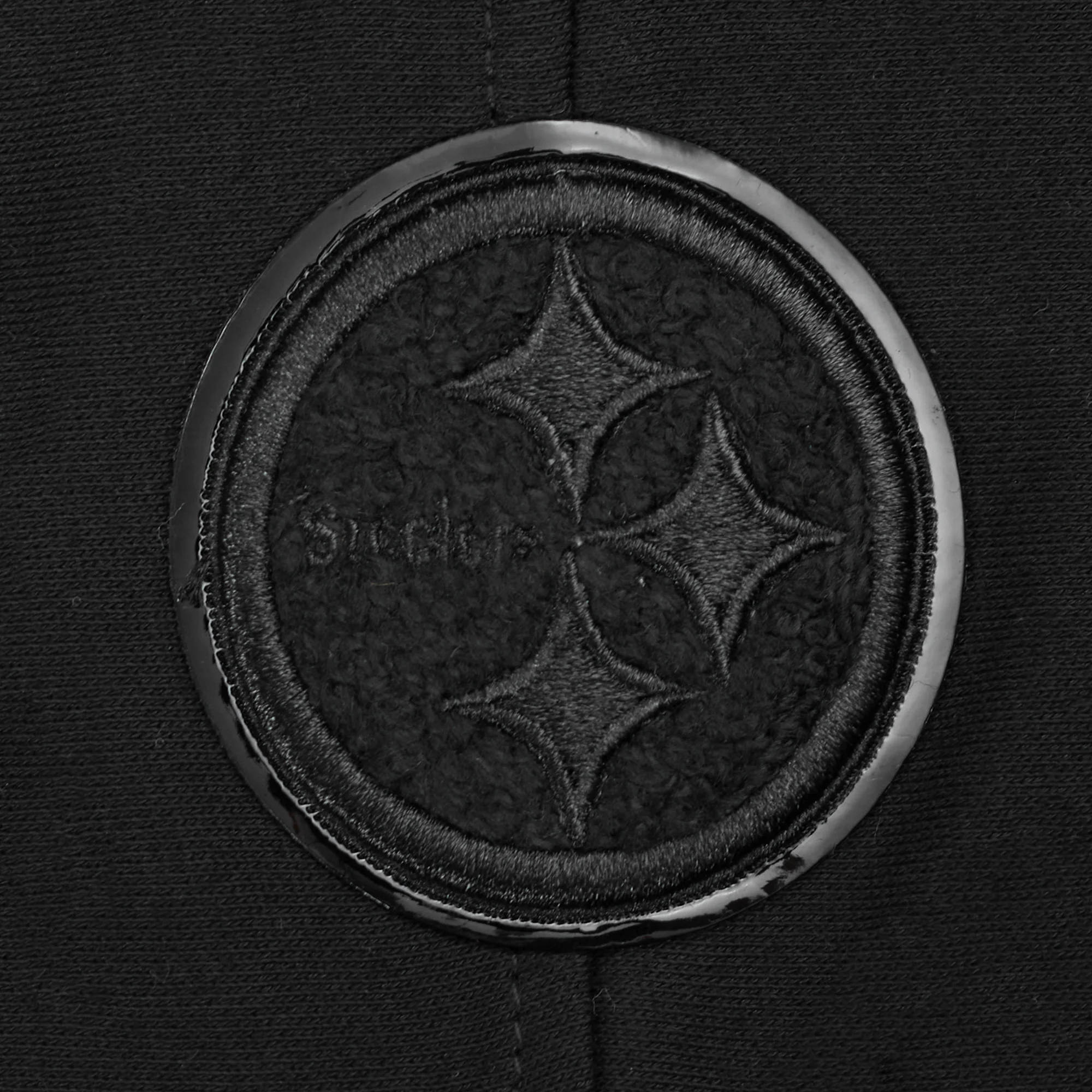 NFL PITTSBURGH STEELERS TRIPLE BLACK BIG BOYS FLEECE PULLOVER HOODIE (BLACK) - Image 7