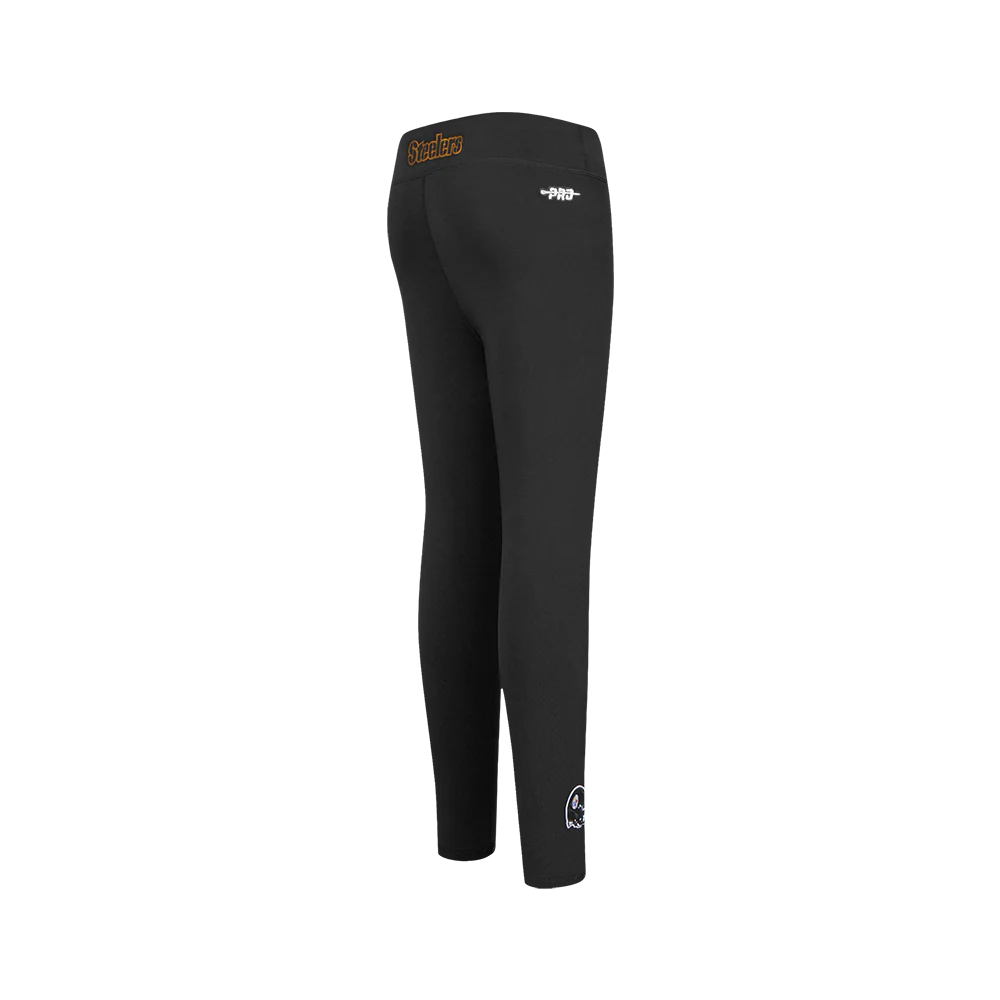 NFL PITTSBURGH STEELERS CLASSIC BIG GIRLS LEGGING (BLACK) - Image 3