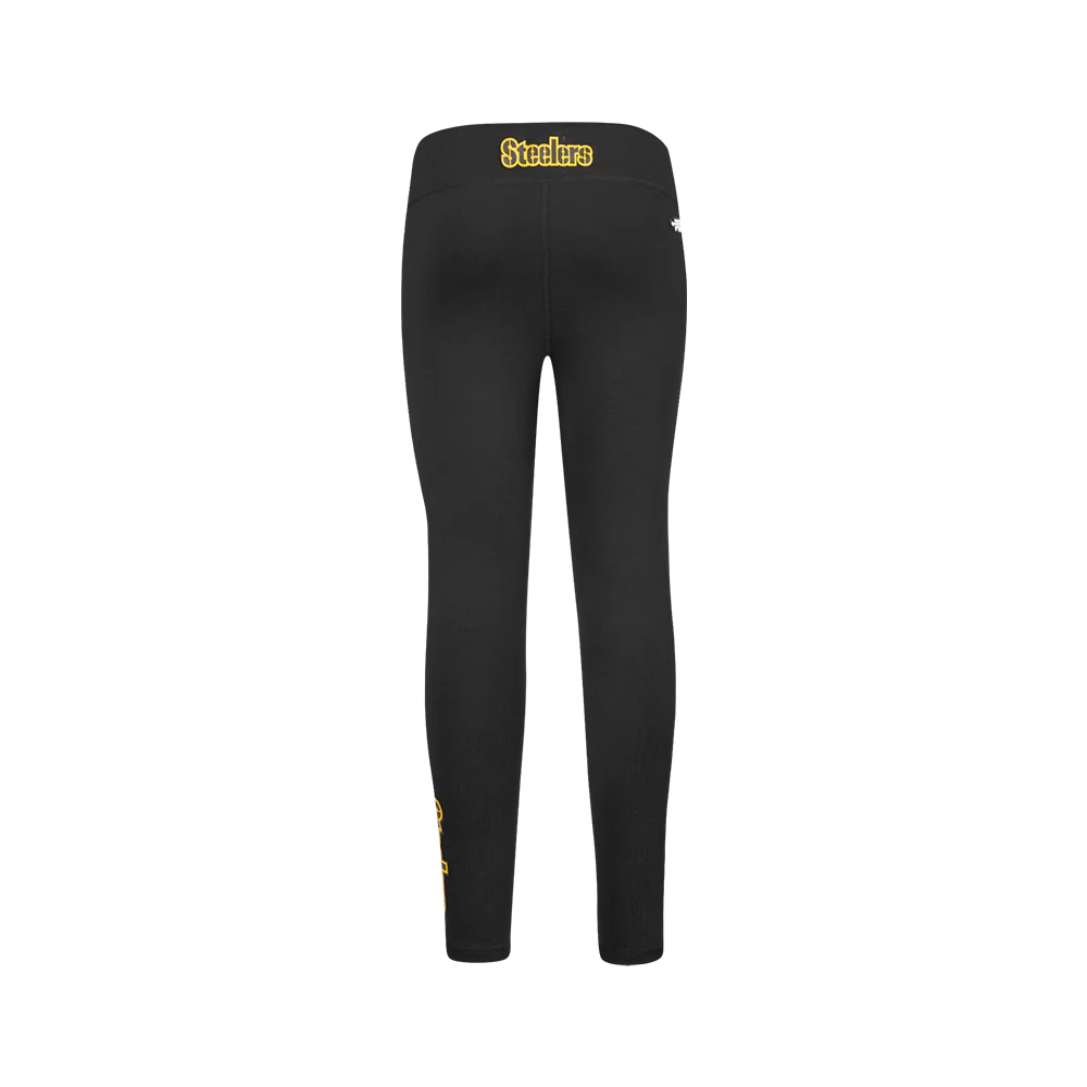 NFL PITTSBURGH STEELERS CLASSIC BIG GIRLS LEGGING (BLACK) - Image 4