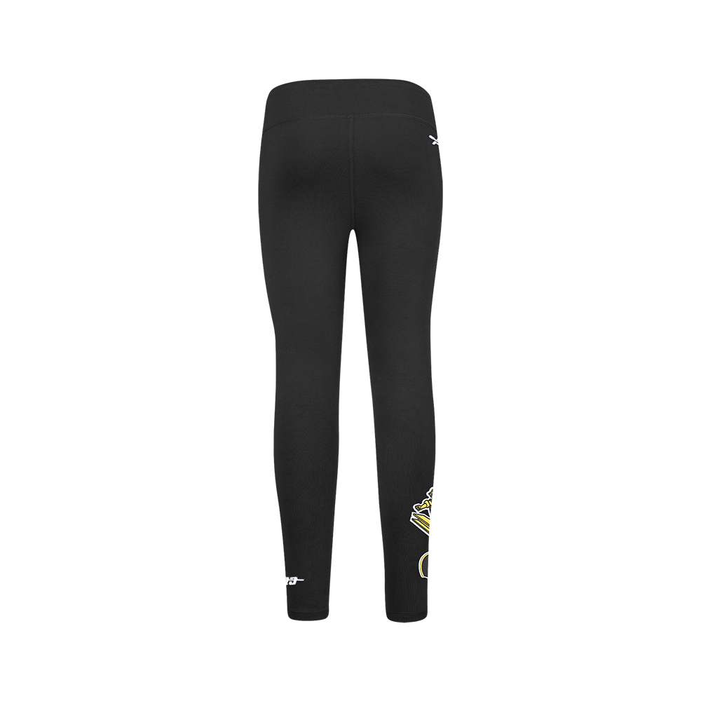 NFL PITTSBURGH STEELERS RETRO CLASSIC BIG GIRLS LEGGING (BLACK) - Image 4