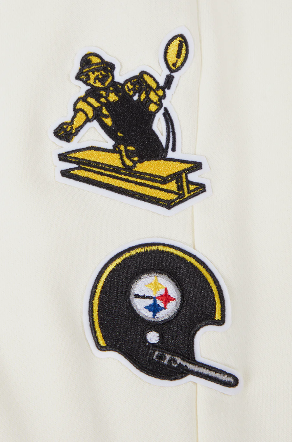 NFL PITTSBURGH STEELERS RETRO CLASSIC WOMEN'S SWEATPANT (EGGSHELL/ BLACK) - Image 8