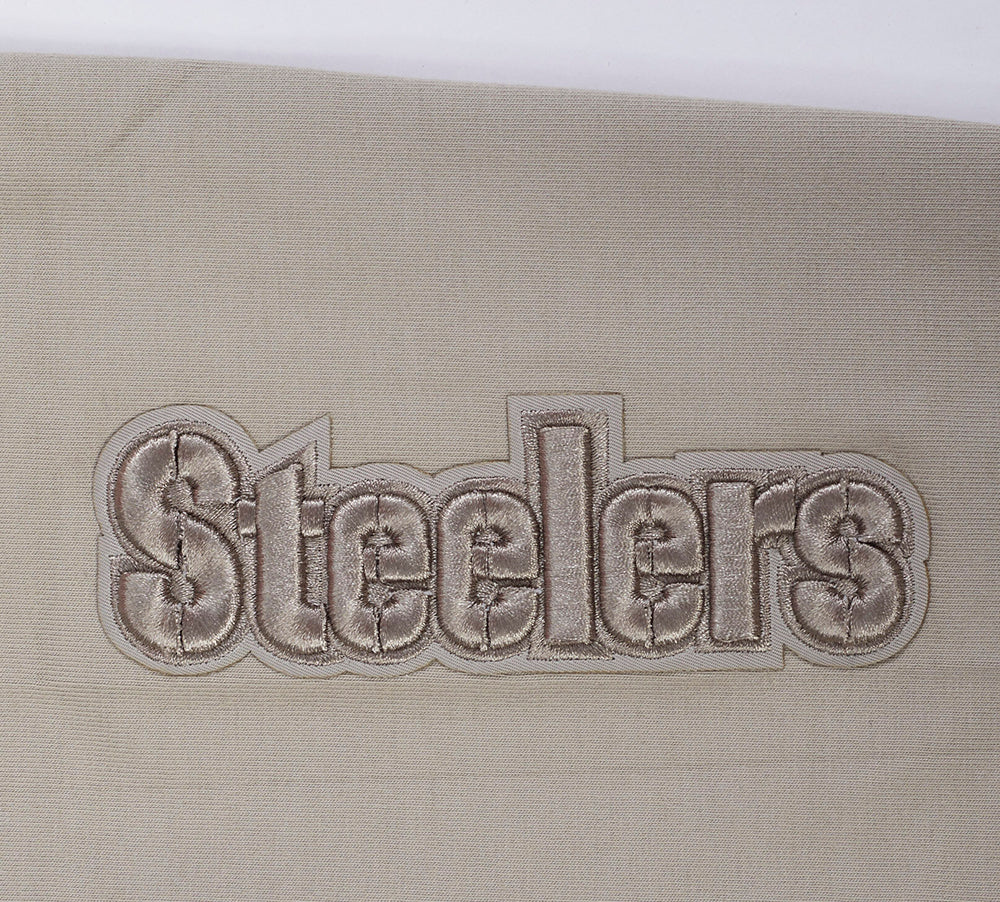 NFL PITTSBURGH STEELERS NEUTRAL WOMEN'S JERSEY LEGGING (TAUPE) - Image 5