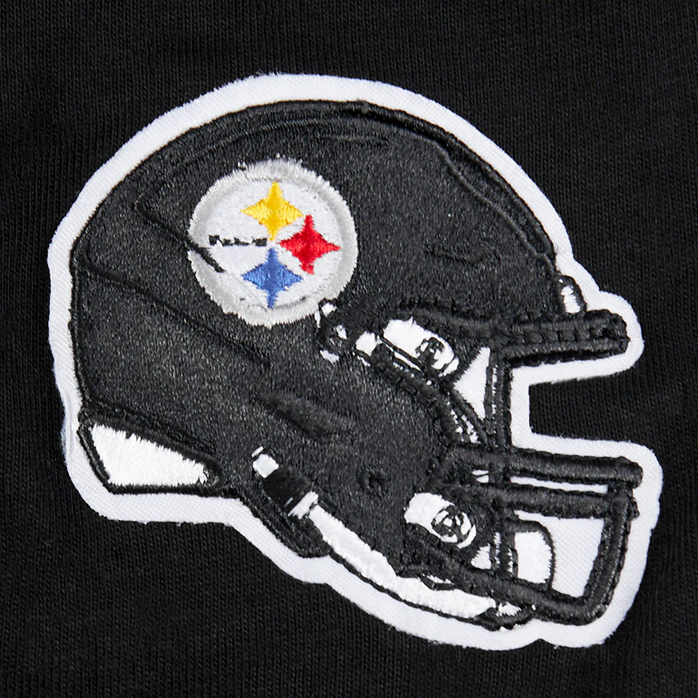NFL PITTSBURGH STEELERS CLASSIC LITTLE BOYS SHORT SLEEVE TEE (BLACK) - Image 6