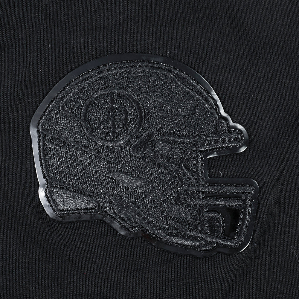 NFL PITTSBURGH STEELERS TRIPLE BLACK LITTLE BOY'S SS TEE (BLACK) - Image 6