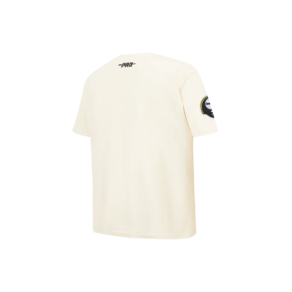 NFL PITTSBURGH STEELERS RETRO CLASSICS LITTLE BOY'S SS TEE (EGGSHELL) - Image 4