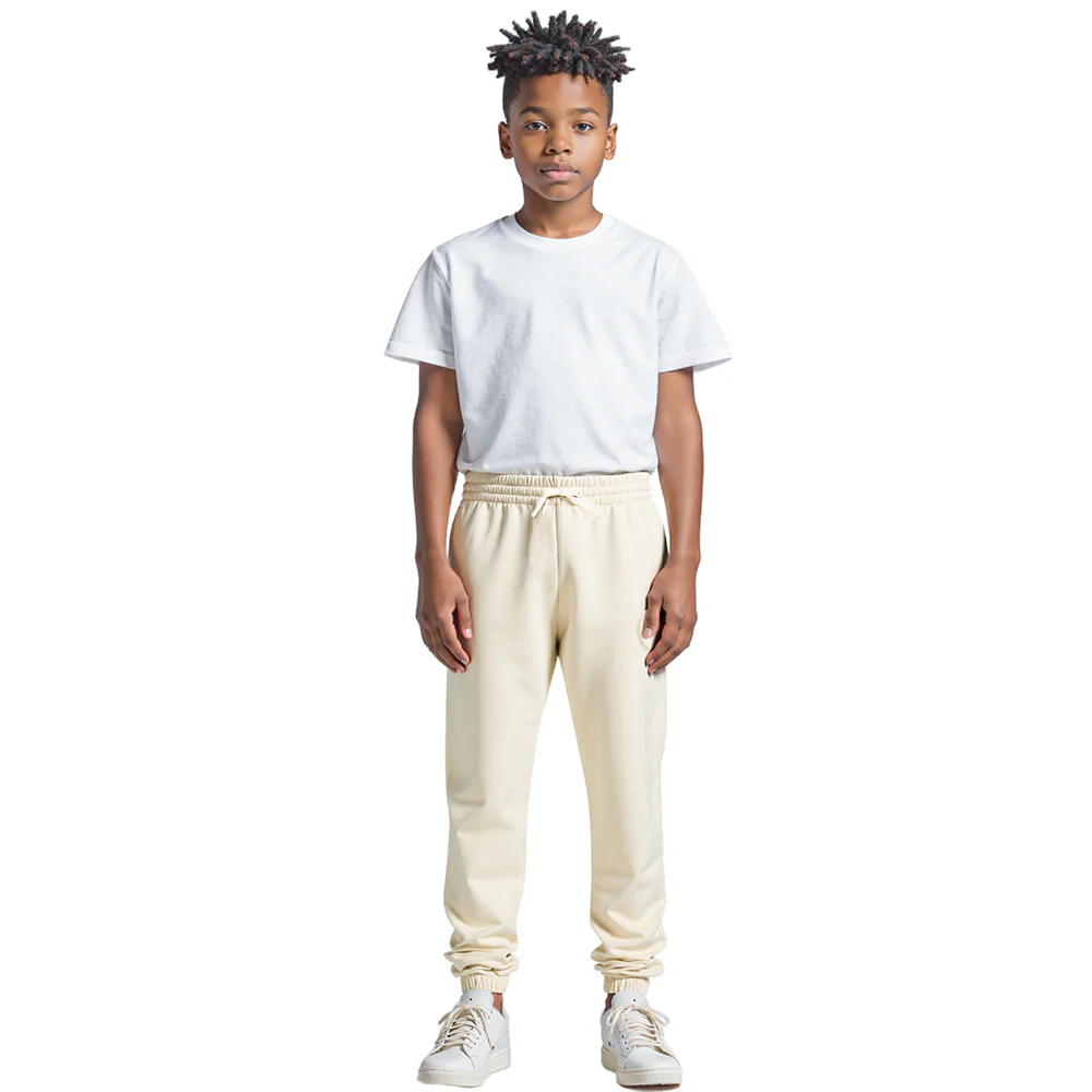 NFL PITTSBURGH STEELERS NEUTRAL LITTLE BOYS FLC SWEATPANT (EGGSHELL) - Image 3