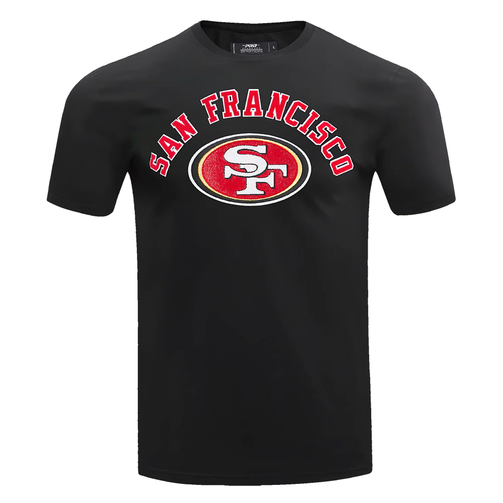 NFL SAN FRANCISCO 49ERS CLASSIC BRISTLE   TEE (BLACK)