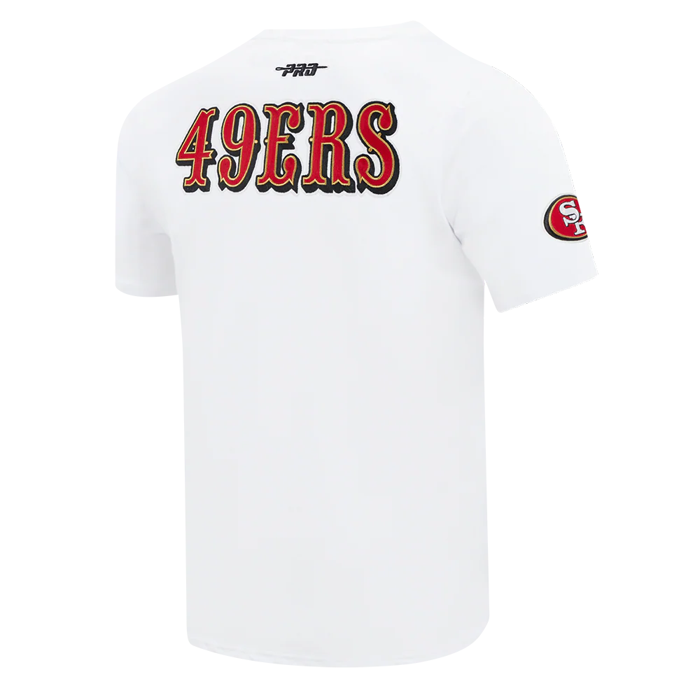 NFL SAN FRANCISCO 49ERS CITY RANSOM MEN'S SINGLE JERSEY TEE (WHITE) - Image 4
