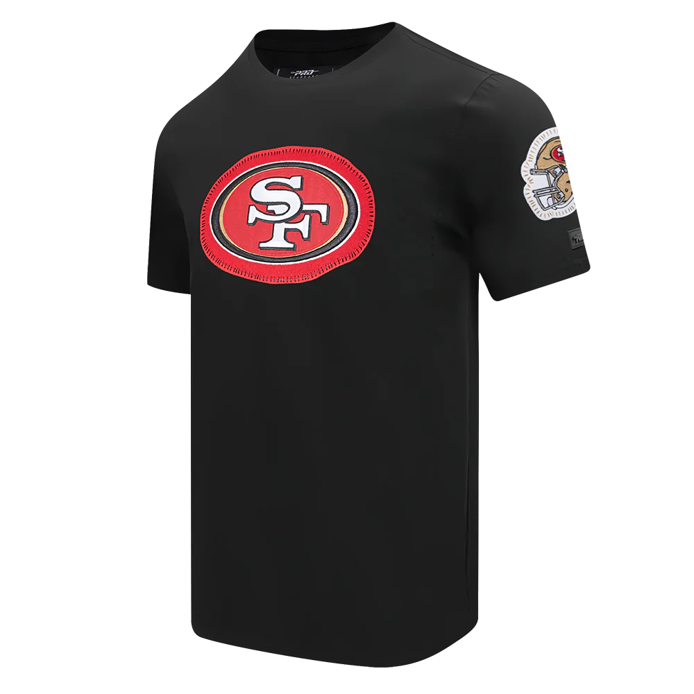 NFL SAN FRANCISCO 49ERS DIY PICK STITCH MEN'S SINGLE JERSEY TEE (BLACK) - Image 2