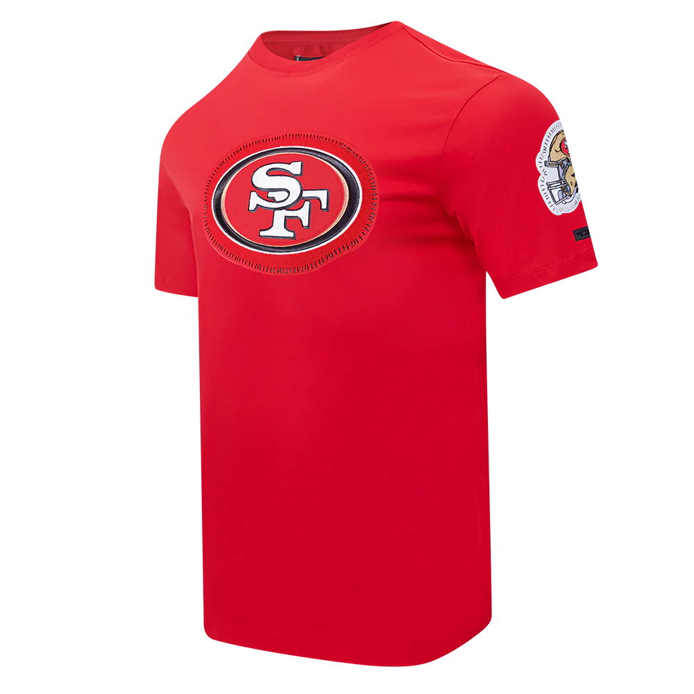 NFL SAN FRANCISCO 49ERS DIY PICK STITCH MEN'S SINGLE JERSEY TEE (RED) - Image 2