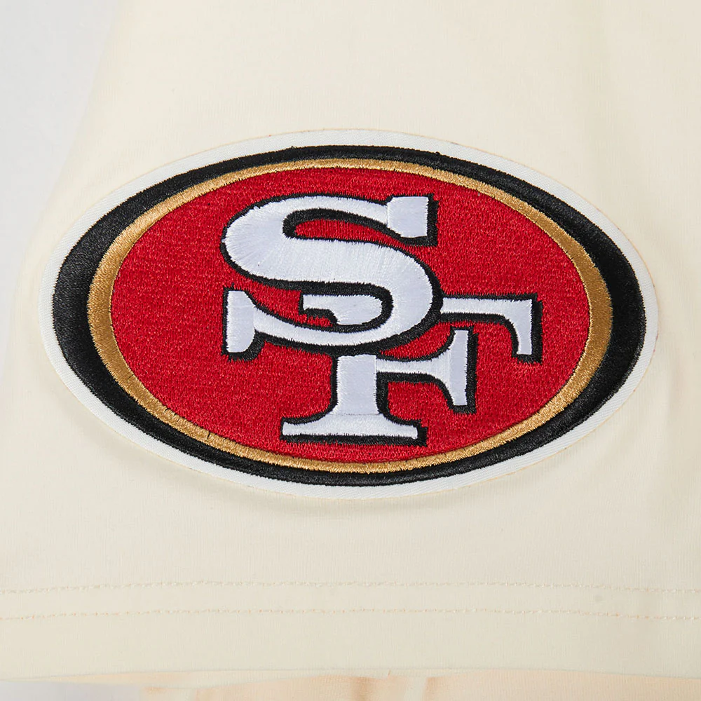 NFL SAN FRANCISCO 49ERS ECHO LOGO MEN'S SINGLE JERSEY TEE (EGGSHELL) - Image 6