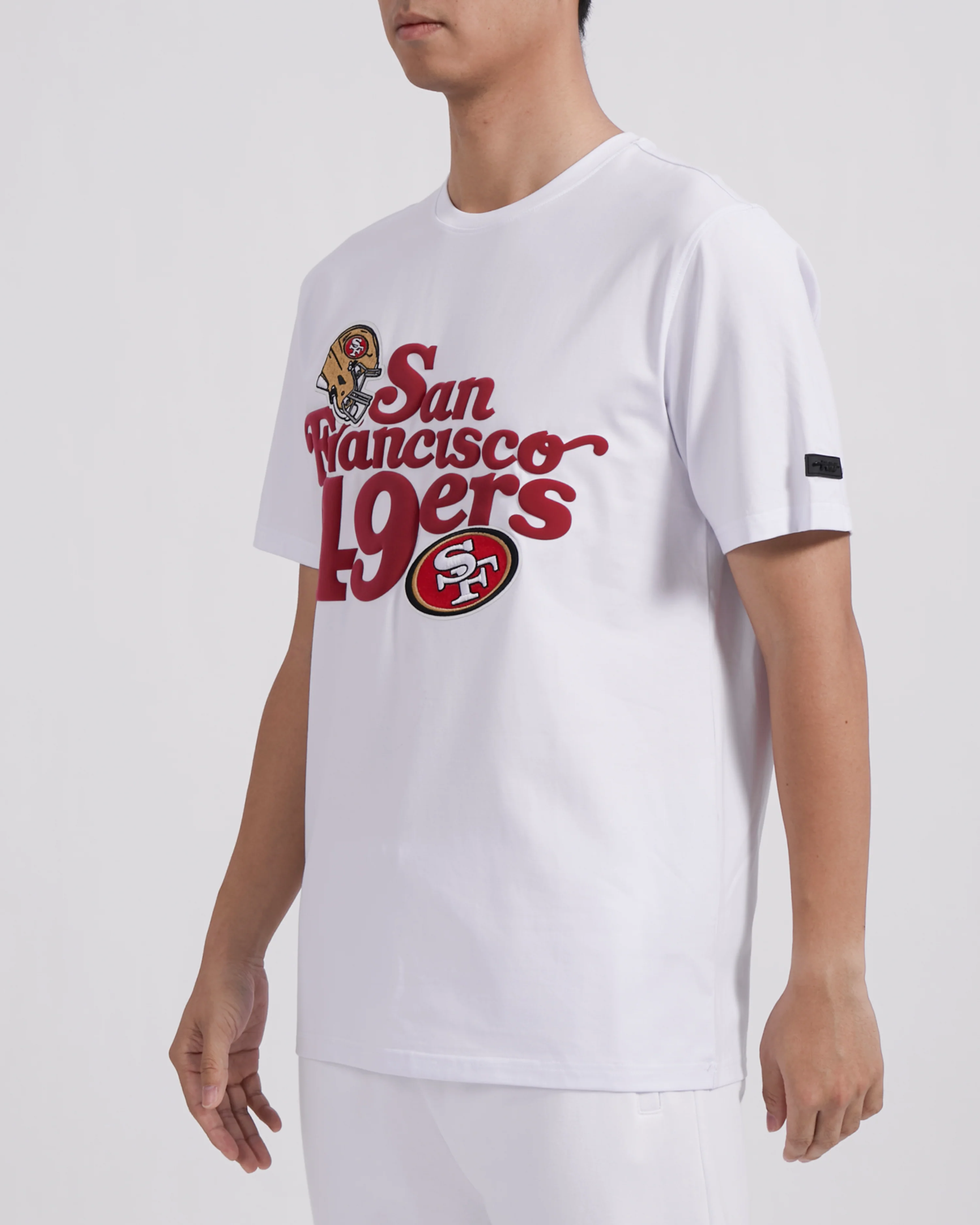 NFL SAN FRANCISCO 49ERS SOUVENIR MEN'S SINGLE JERSEY TEE (WHITE) - Image 2