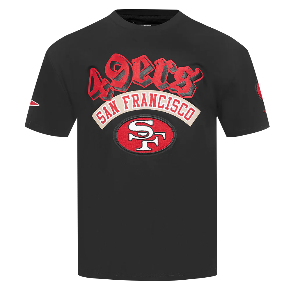 NFL SAN FRANCISCO 49ERS BEST OF MEN'S DROP SHOULDER TEE (BLACK) - Image 3