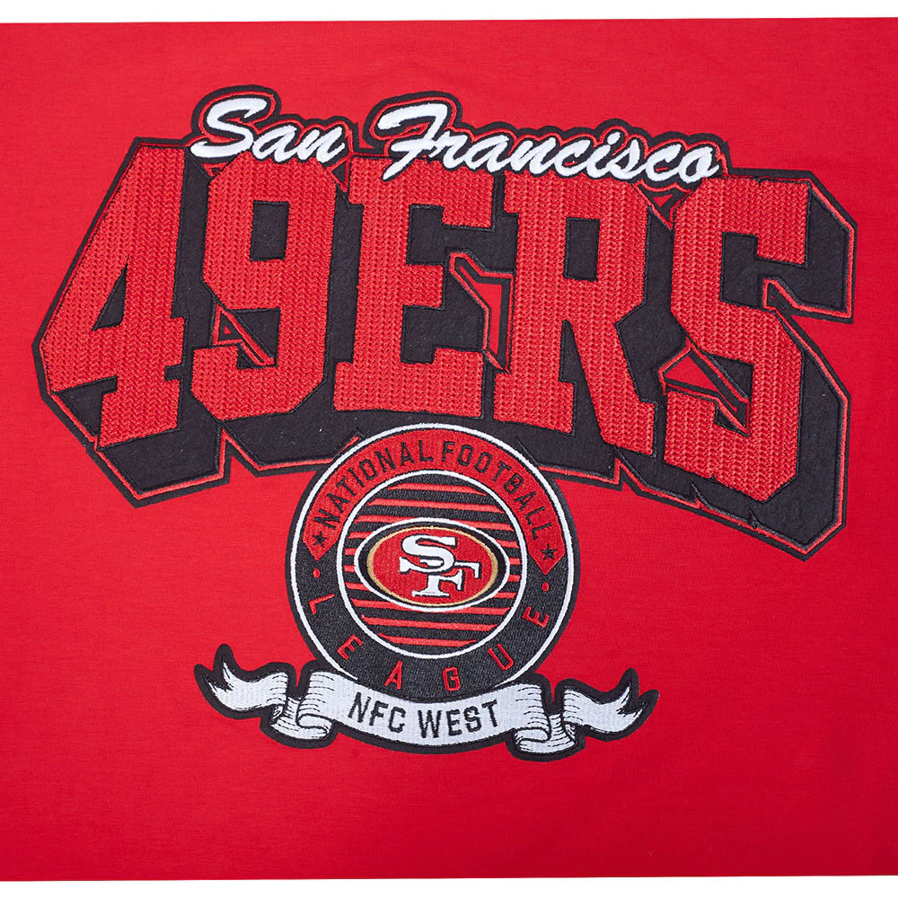 NFL SAN FRANCISCO 49ERS TEAM BADGE MEN'S SJ TEE (RED) - Image 14