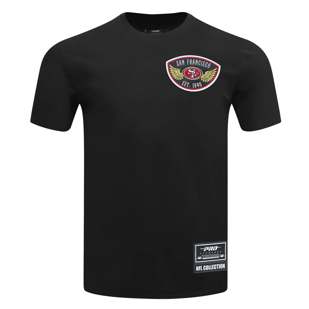 NFL SAN FRANCISCO 49ERS BORN FOR SPORT MEN'S SJ TEE (BLACK) - Image 3