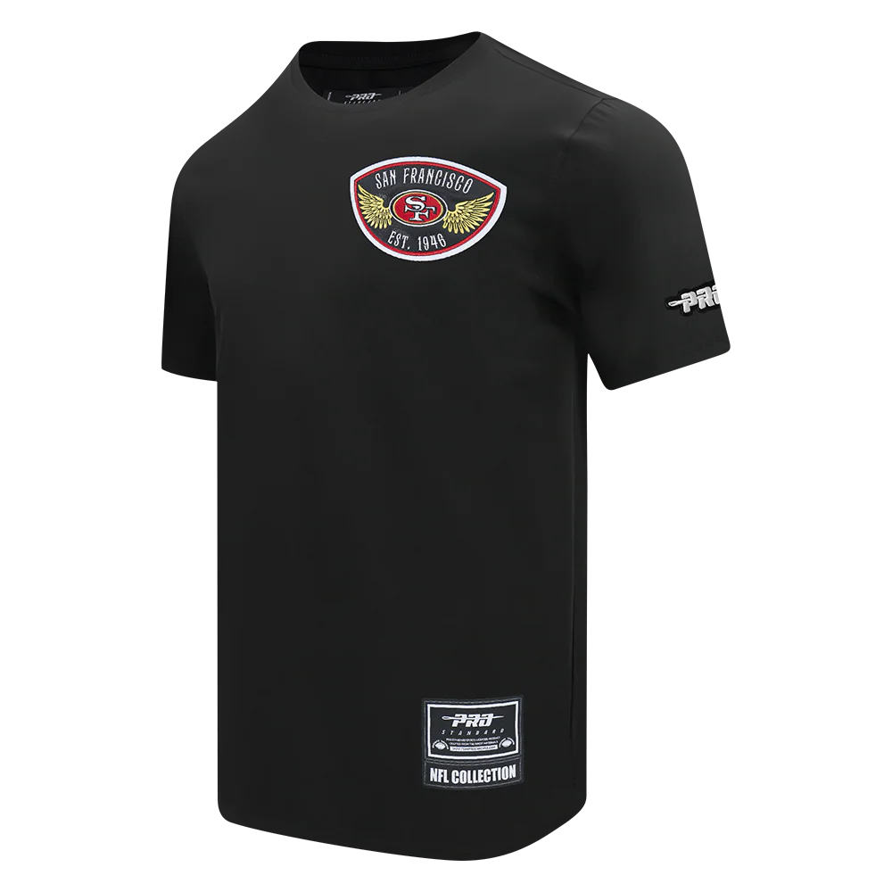 NFL SAN FRANCISCO 49ERS BORN FOR SPORT MEN'S SJ TEE (BLACK) - Image 4