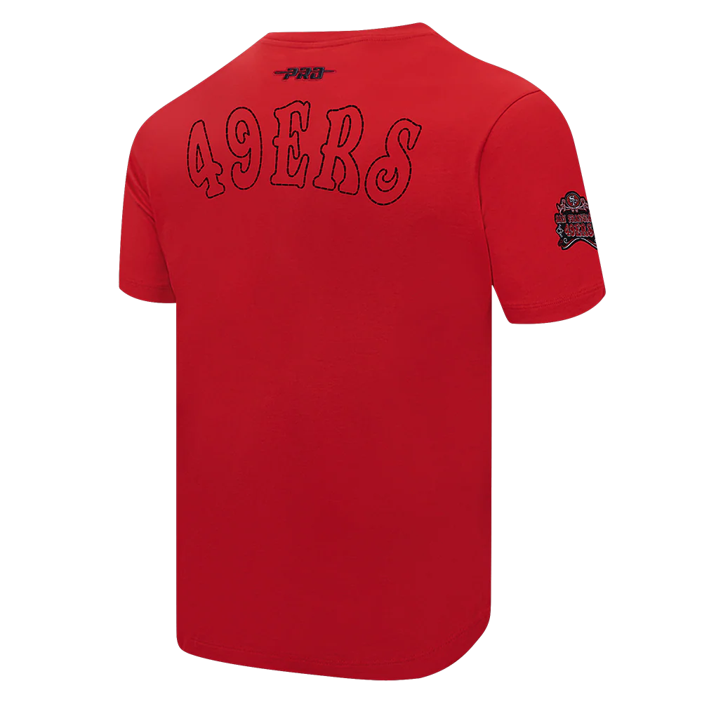NFL SAN FRANCISCO 49ERS REBEL ATHLETICS MEN'S SJ TEE (RED) - Image 4