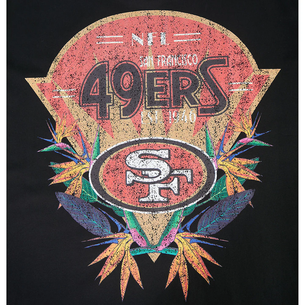 NFL SAN FRANCISCO 49ERS PARADISE MEN'S S/S TEE (BLACK) - Image 7