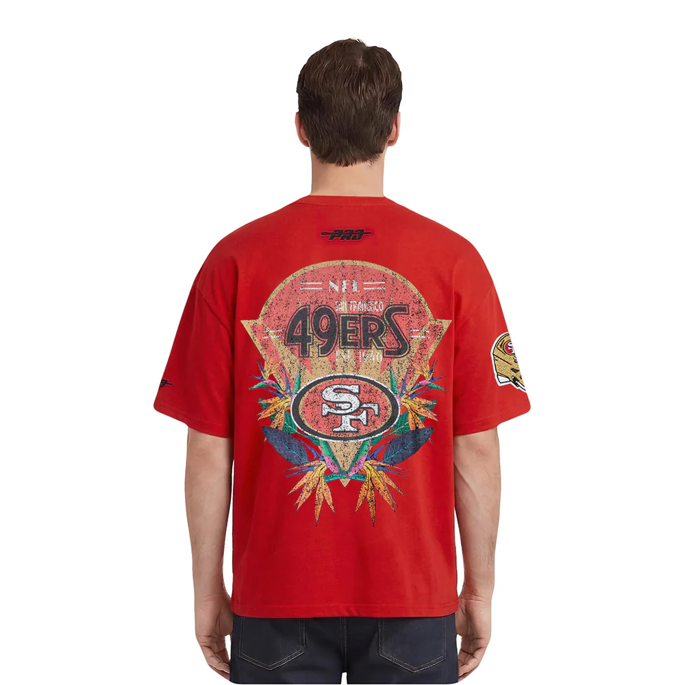 NFL SAN FRANCISCO 49ERS PARADISE MEN'S S/S TEE (RED) - Image 2