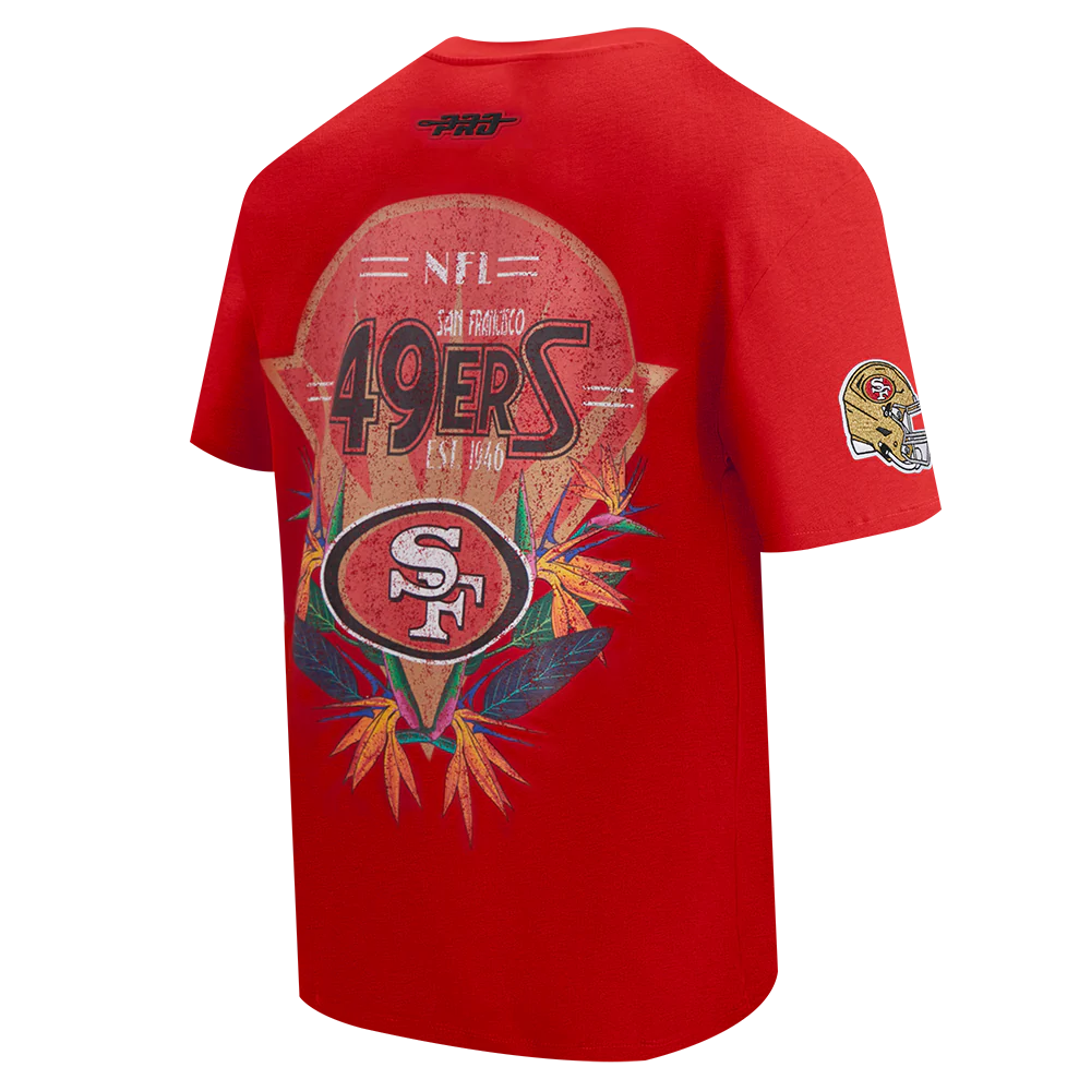 NFL SAN FRANCISCO 49ERS PARADISE MEN'S S/S TEE (RED) - Image 4