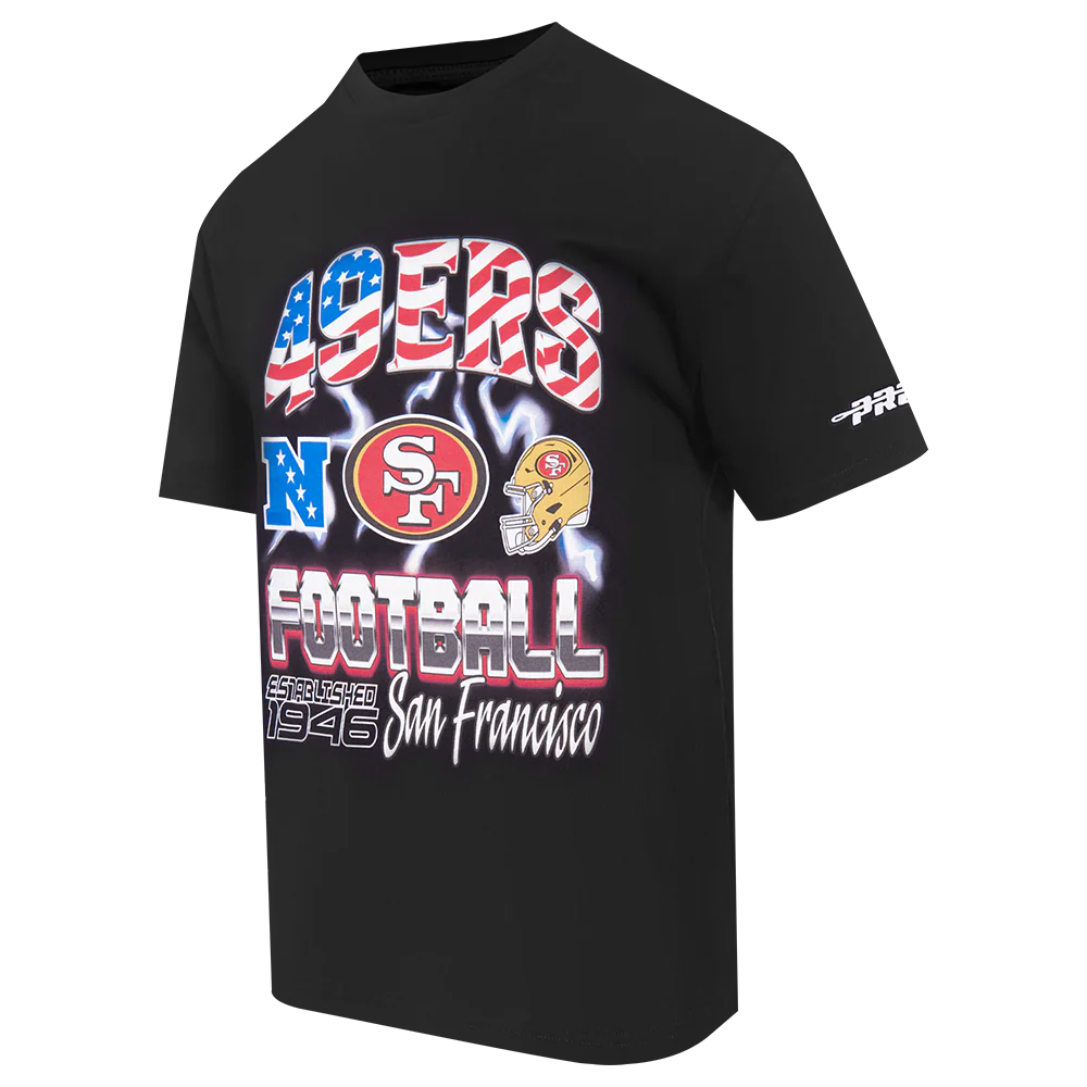 NFL SAN FRANCISCO 49ERS VICTORY MEN'S S/S TEE (BLACK) - Image 3