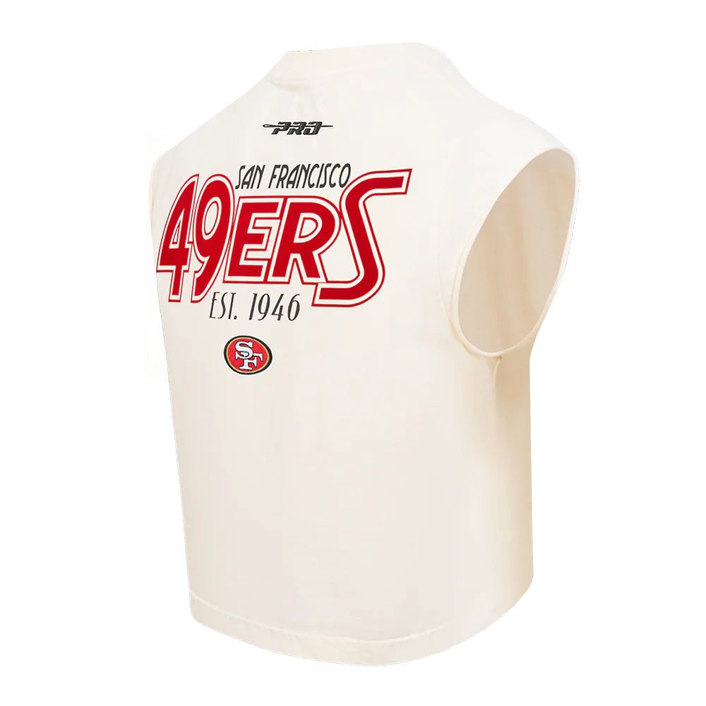 NFL SAN FRANCISCO 49ERS PARADISE MEN'S S/S TEE (EGGSHELL) - Image 4
