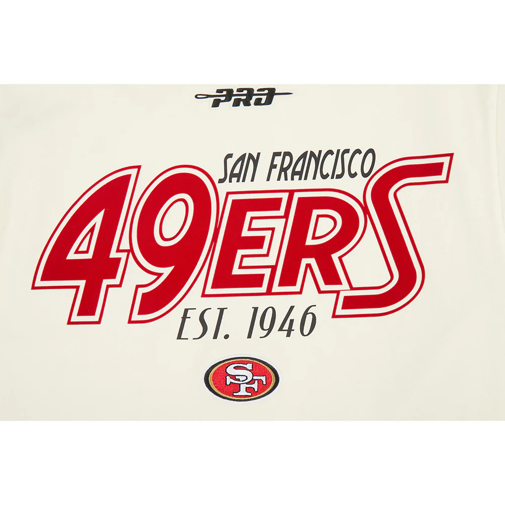 NFL SAN FRANCISCO 49ERS PARADISE MEN'S S/S TEE (EGGSHELL) - Image 6