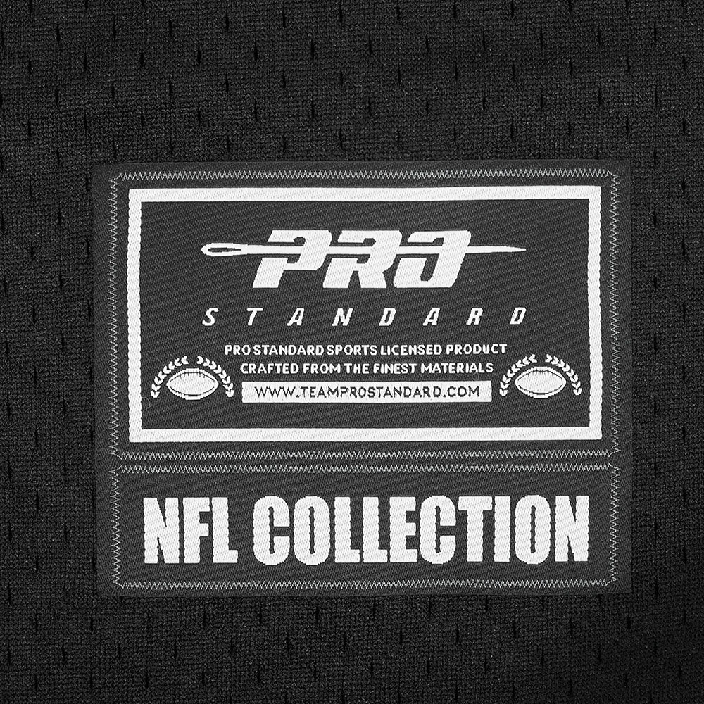 NFL SAN FRANCISCO 49ERS CHRISTIAN MCCAFFREY #23 CLASSIC MESH PNN MEN'S MESH BUTTON DOWN SHIRT (BLACK/RED) - Image 7
