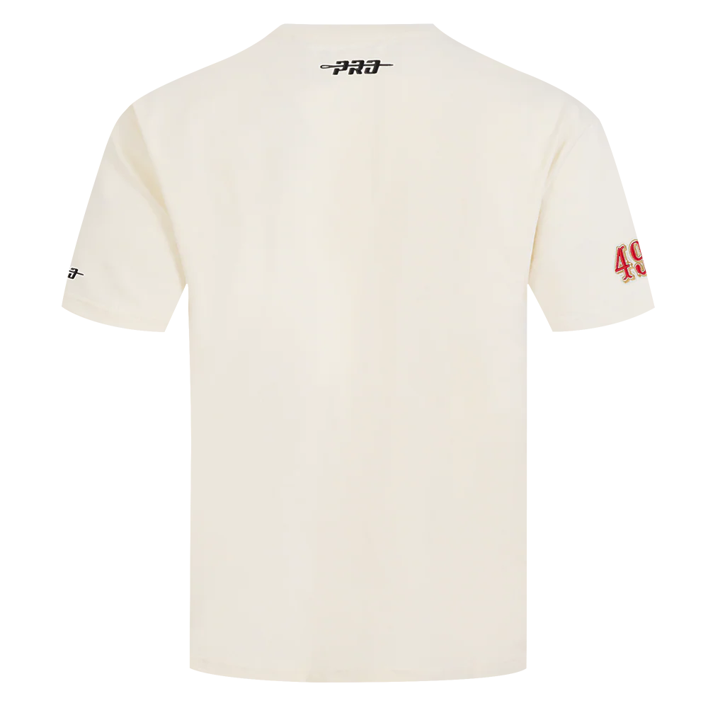 NFL SAN FRANCISCO 49ERS STAMPED MEN'S S/S TEE (EGGSHELL) - Image 5