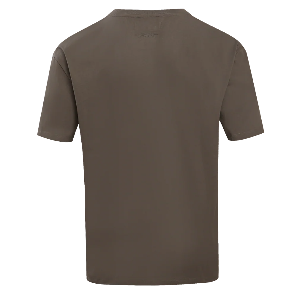 NFL SAN FRANCISCO 49ERS NEUTRAL DROP SHOULDER MEN'S TEE (DARK TAUPE) - Image 4