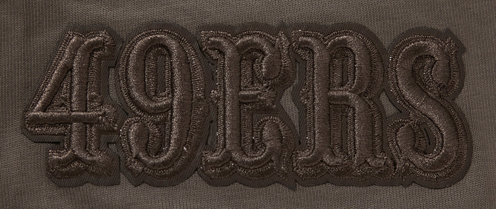 NFL SAN FRANCISCO 49ERS NEUTRAL DROP SHOULDER MEN'S TEE (DARK TAUPE) - Image 7