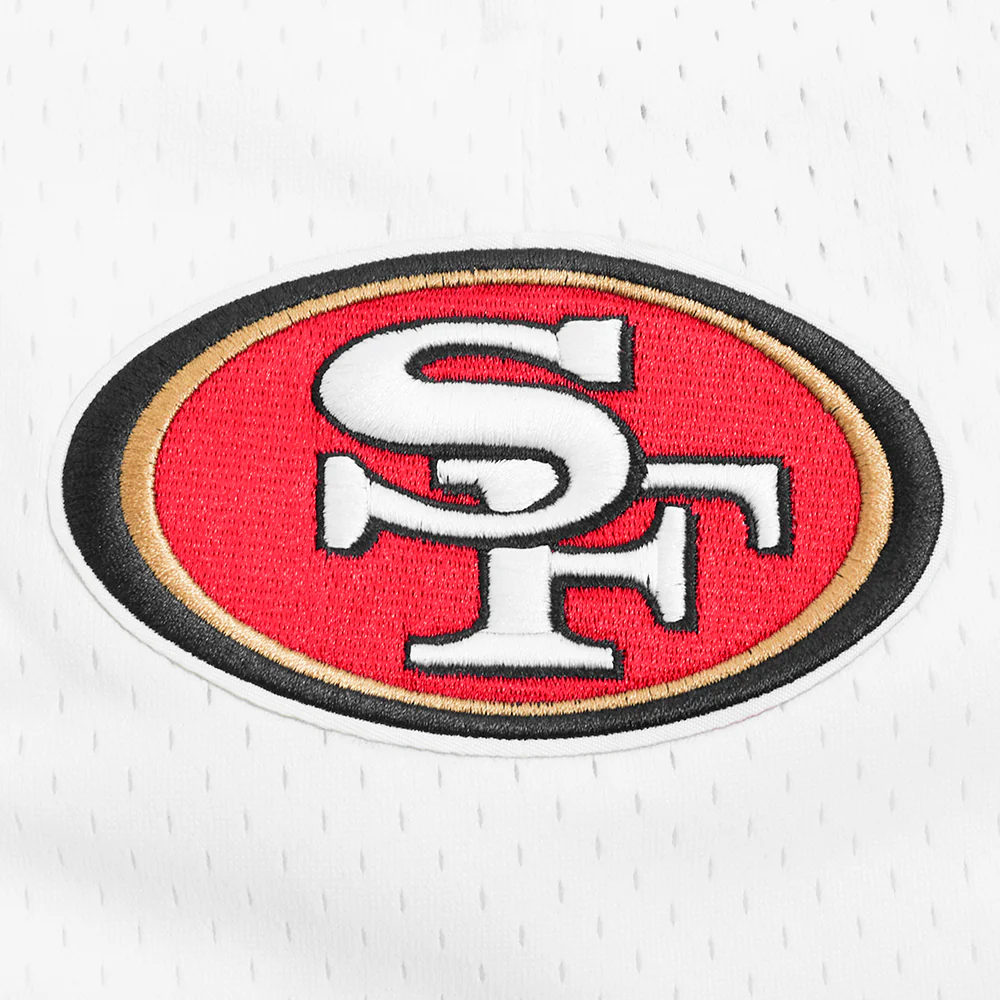 NFL SAN FRANCISCO 49ERS CLASSIC MESH MEN'S SHORT (WHITE/RED) - Image 8