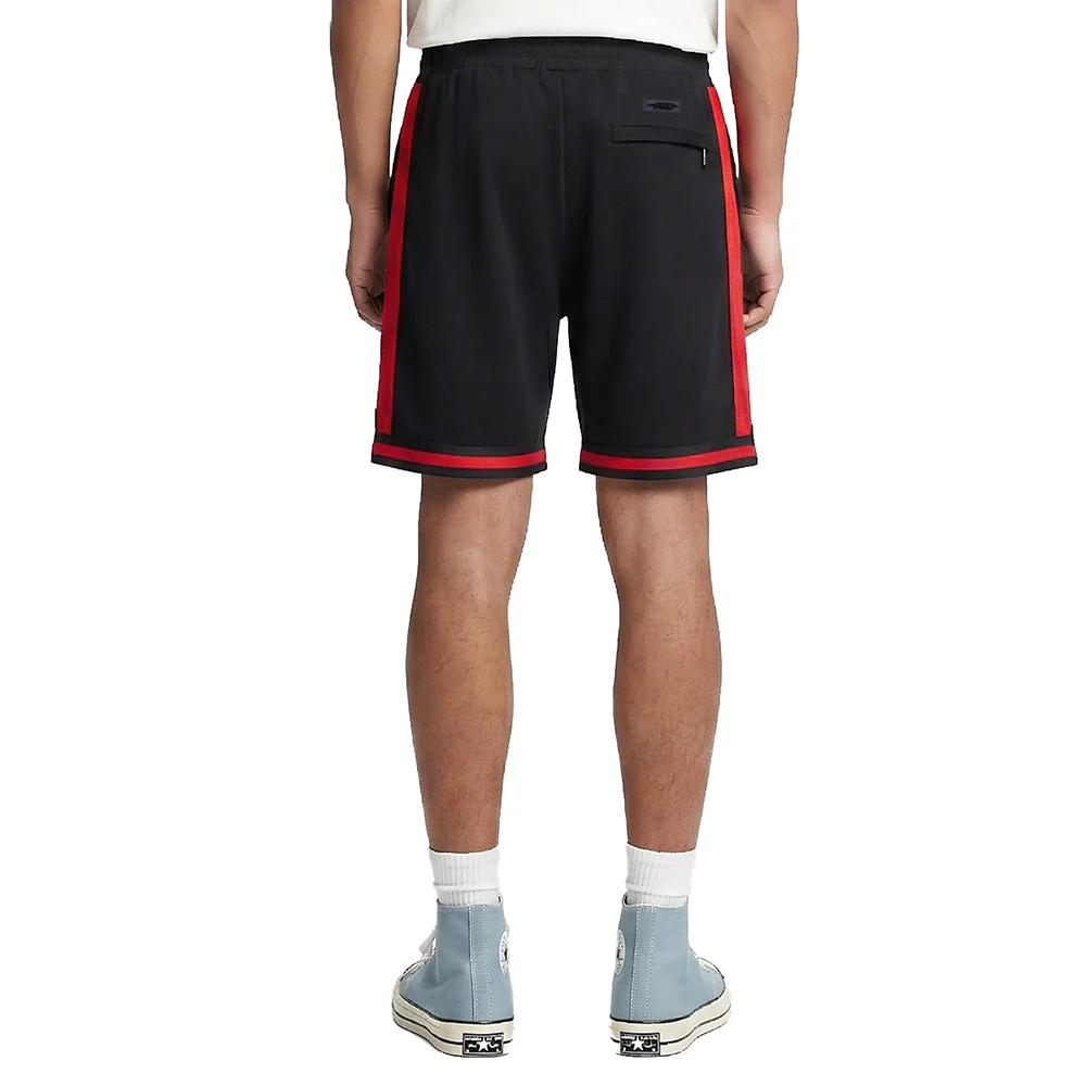 NFL SAN FRANCISCO 49ERS SCRIPT TAIL MEN'S DOUBLE KNIT 2.0 SHORT (BLACK/RED) - Image 2