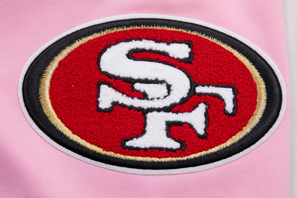 NFL SAN FRANCISCO 49ERS CLASSIC CHENILLE DK SHORT (PINK) - Image 7