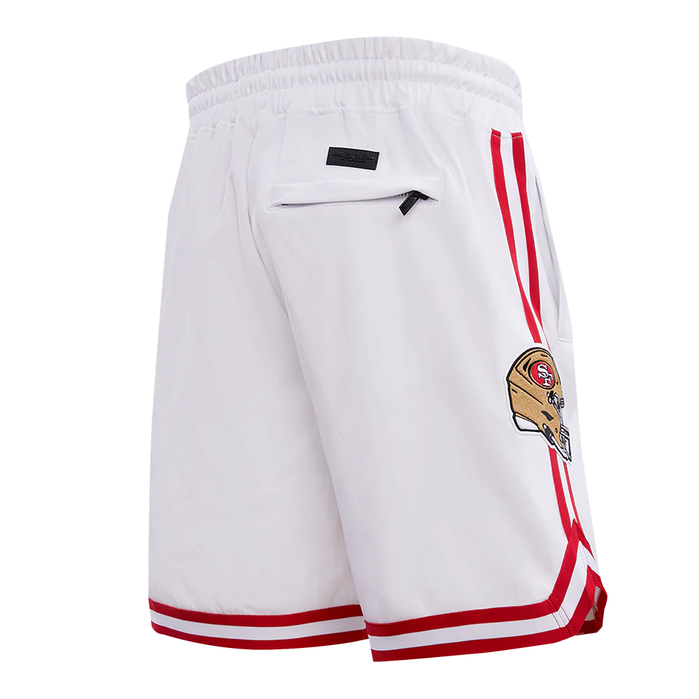NFL SAN FRANCISCO 49ERS CLASSIC CHENILLE DK SHORT (WHITE) - Image 4