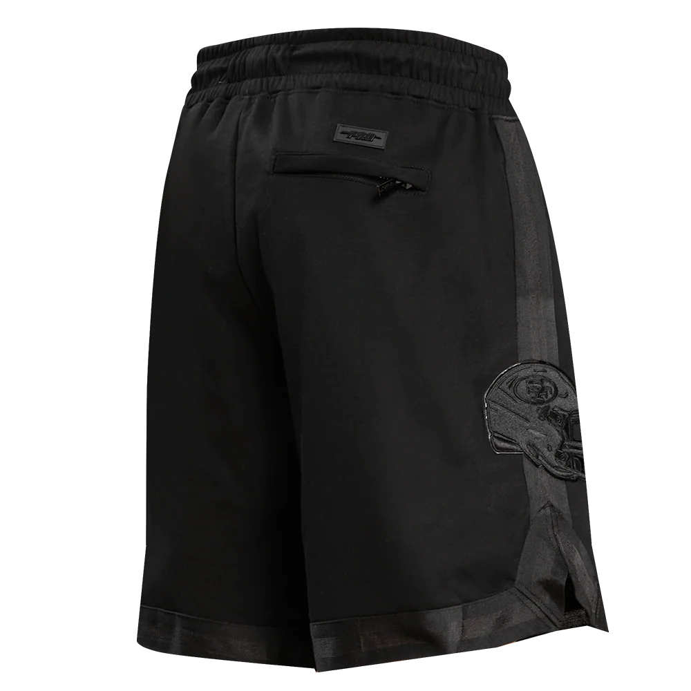 NFL SAN FRANCISCO 49ERS TRIPLE BLACK DK SHORT (TRIPLE BLACK) - Image 4