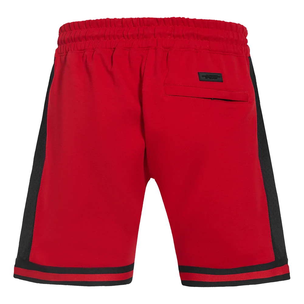 NFL SAN FRANCISCO 49ERS FAST LANE DOUBLE KNIT 2.0 MEN'S SHORT (RED/BLACK) - Image 3