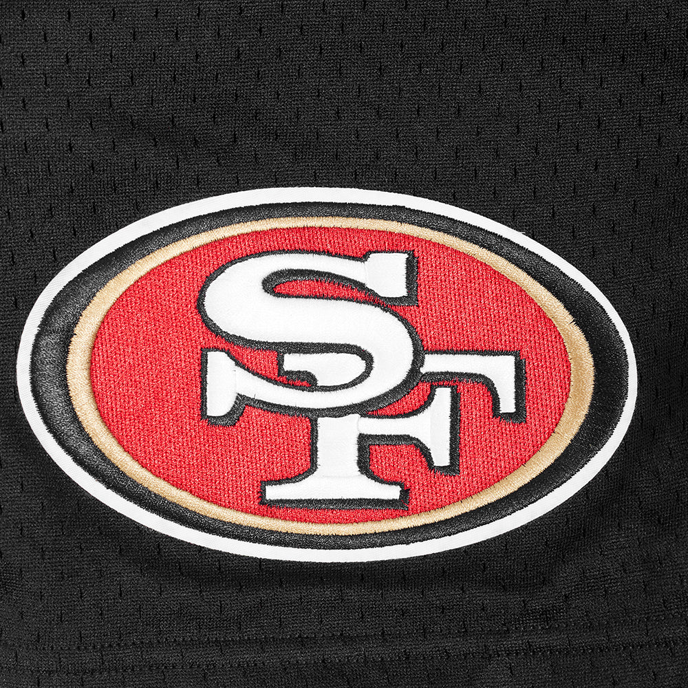 NFL SAN FRANCISCO 49ERS SOUVENIR MEN'S MESH SHORT (BLACK) - Image 11