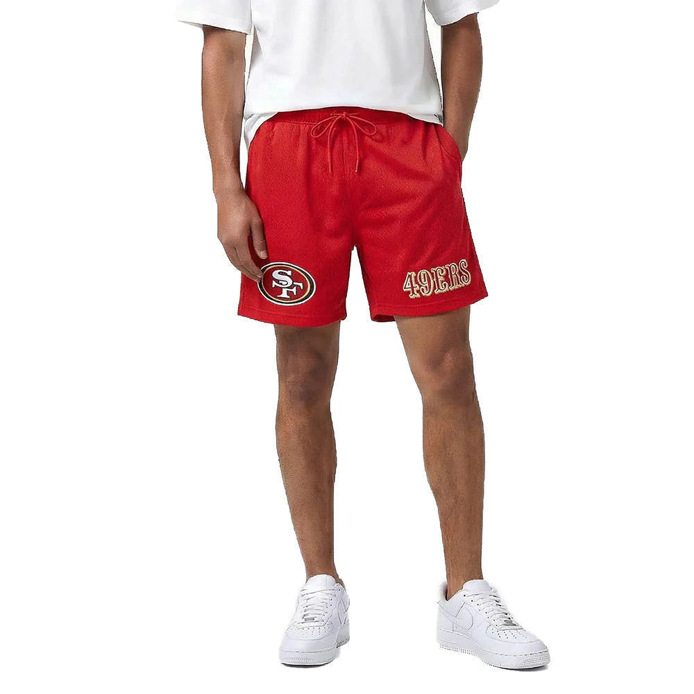 NFL SAN FRANCISCO 49ERS SOUVENIR MEN'S MESH SHORT (RED)