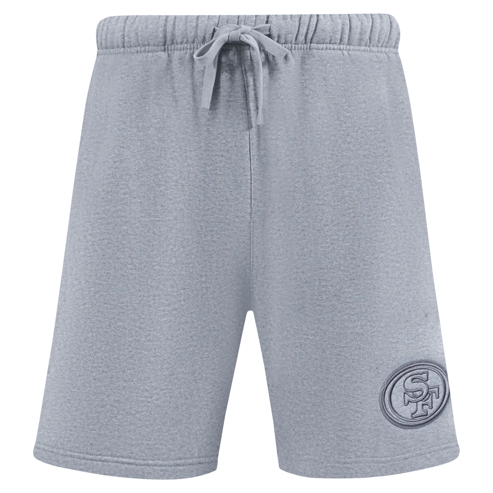 NFL SAN FRANCISCO 49ERS NEUTRAL MEN'S SHORT (DARK HEATHER GRAY) - Image 2